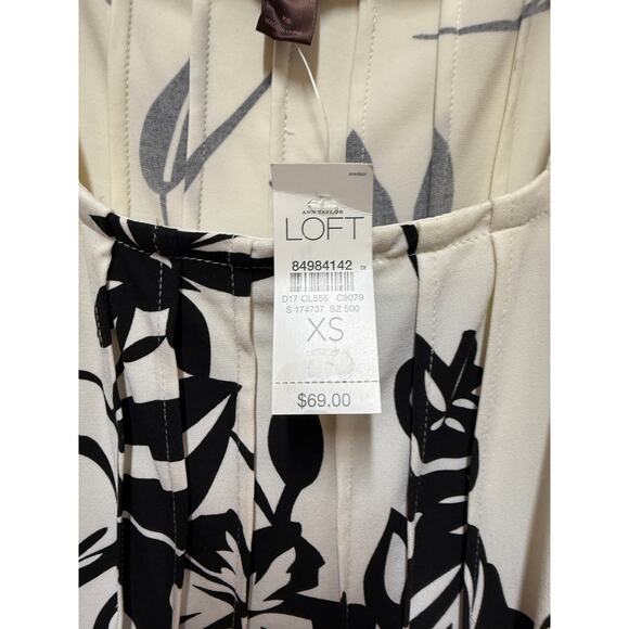 NWT Trulli from  Loft Black White Dress Size XS - Picture 4 of 6